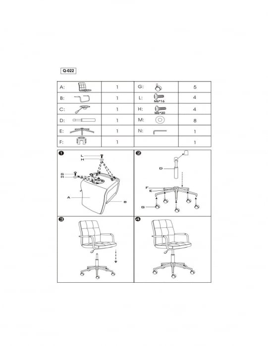 Scaun de birou pentru copii SL Q022, stofa caramiziu, baza metalica cu roti [5]