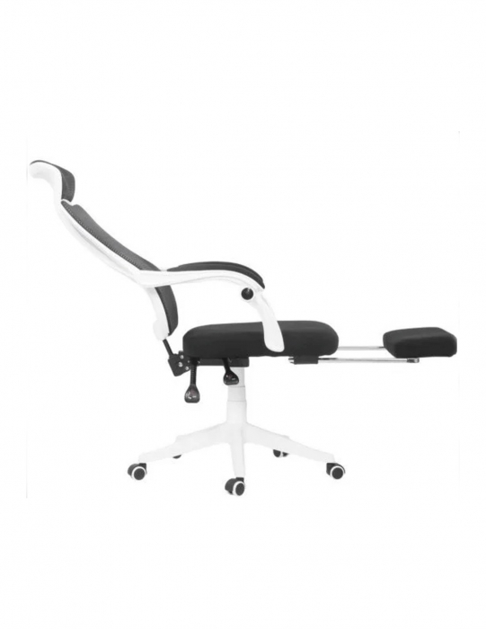 Scaun birou ergonomic mesh OFF 927 alb [4]