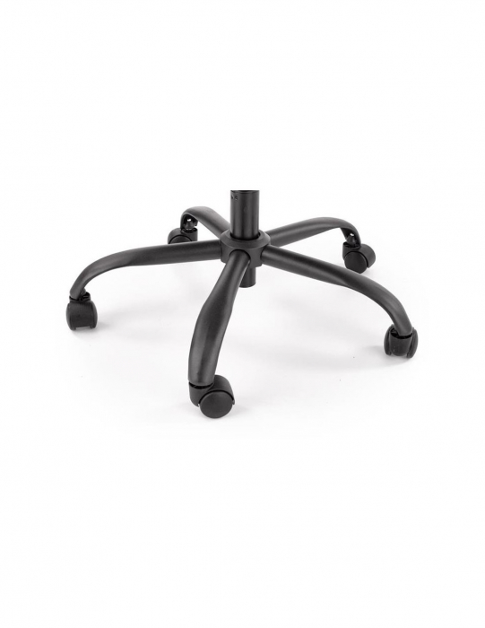 Scaun de birou gri, model Hm Colin, cu tapiterie din stofa si baza metalica [8]