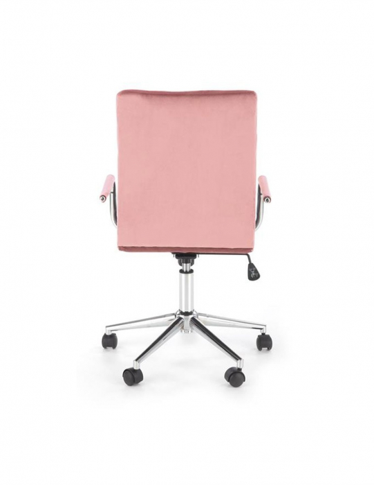 Scaun birou HM Gonzo 4 roz velvet [3]
