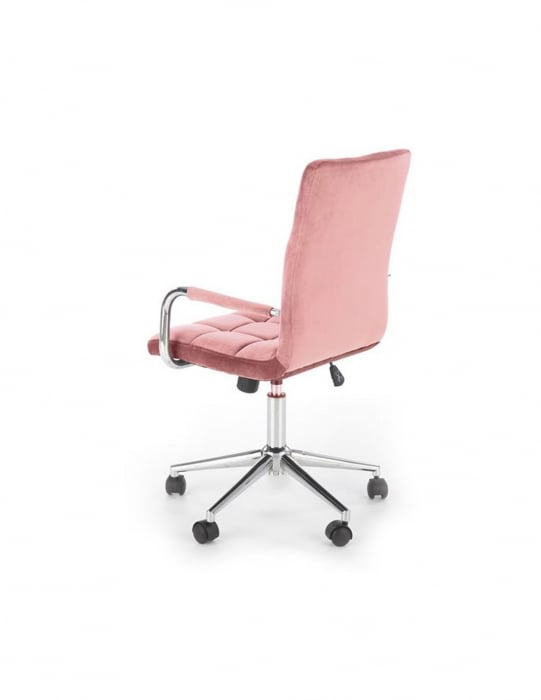 Scaun birou HM Gonzo 4 roz velvet [2]