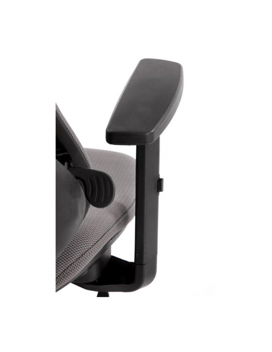 Scaun birou gri HM Rubio, ergonomic, cu roti si piston [9]