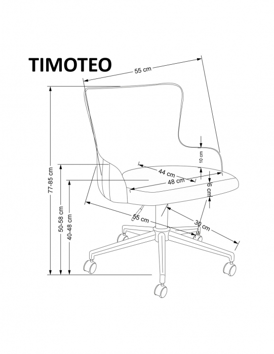Scaun birou HM Timoteo verde [6]
