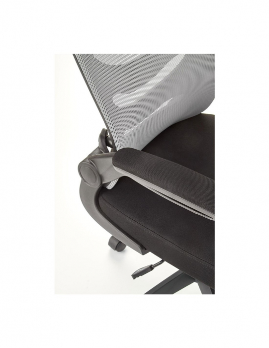 Scaun birou mesh HM Lovren negru - gri [3]