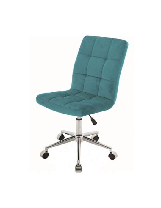 Scaun birou SL Q020 Turcoaz [2]