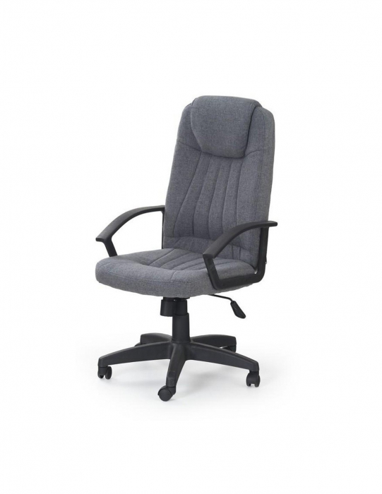 Scaun de birou Rino gri din stofa, cu spatar ergonomic [2]