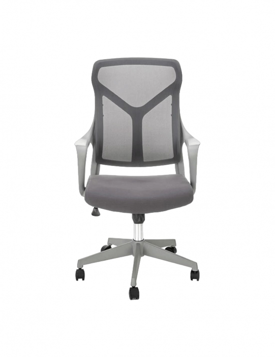 Scaun de birou HM Santo gri, ergonomic cu spatar din plasa [3]