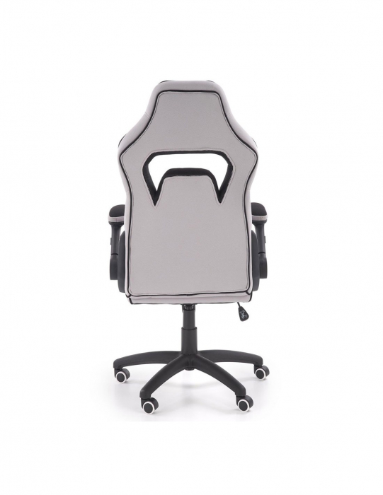 Scaun directorial HM Sonic negru-gri, design ergonomic [4]