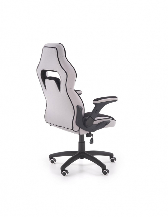 Scaun directorial HM Sonic negru-gri, design ergonomic [5]