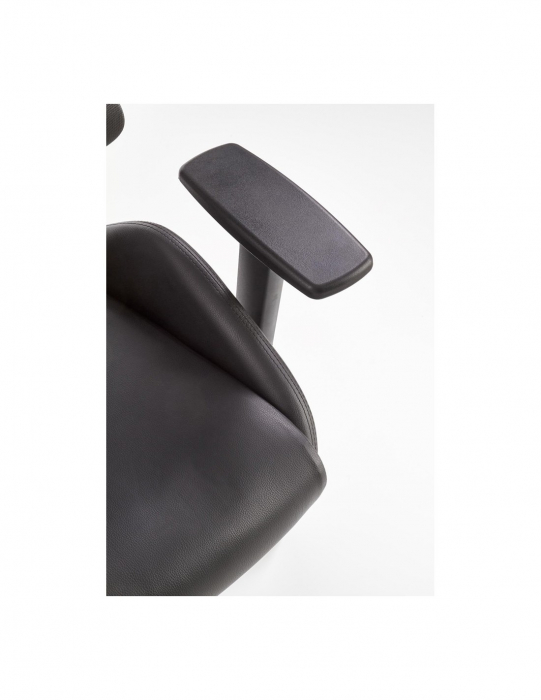 Scaun directorial ergonomic negru cu spatar mesh si tetiera [7]