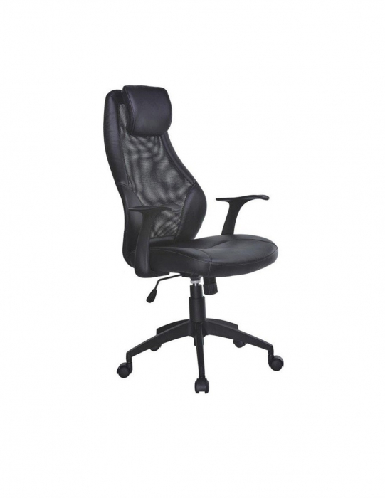 Scaun directorial mesh HM Torino negru [6]