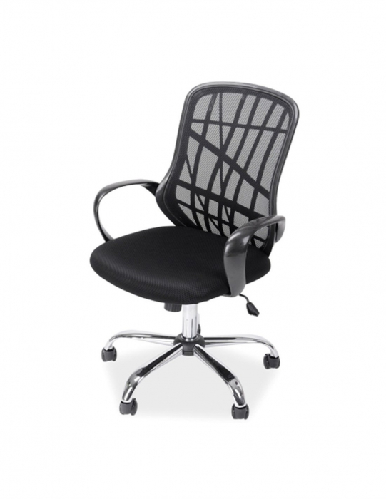 Scaun directorial mesh SL Dexter negru, ergonomic si confortabil [2]