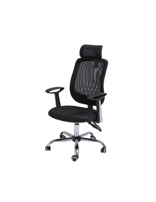 Scaun directorial mesh SL Q118 negru [2]