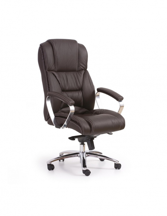 Scaun directorial piele HM Foster negru [4]