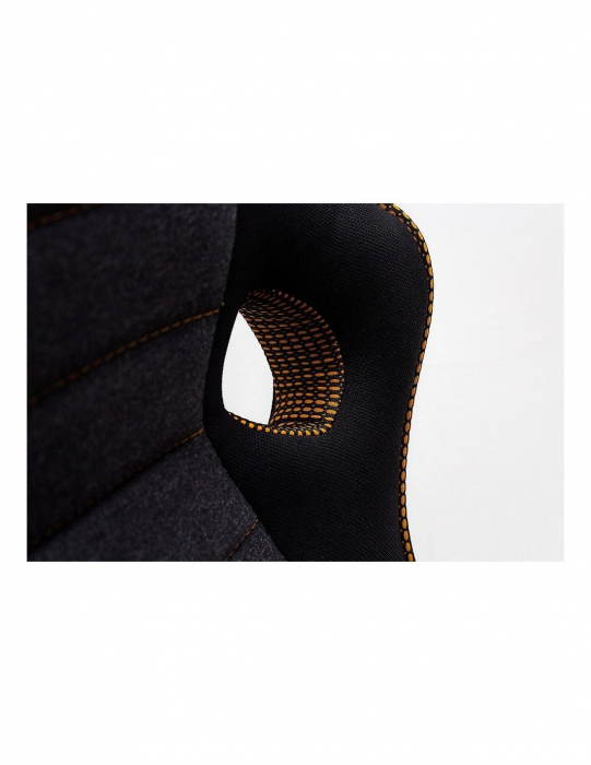 Scaun directorial ergonomic SL Q229, negru-gri, cu cotiere si baza cu roti [8]