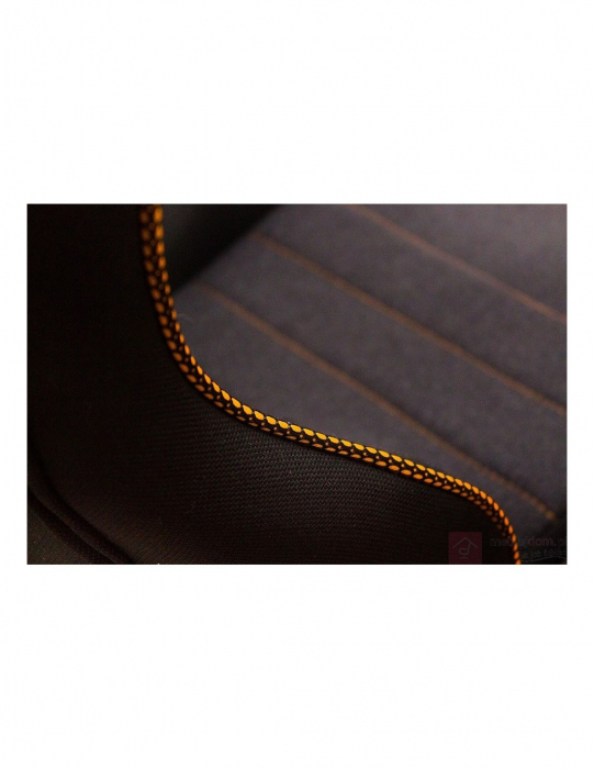 Scaun directorial ergonomic SL Q229, negru-gri, cu cotiere si baza cu roti [14]