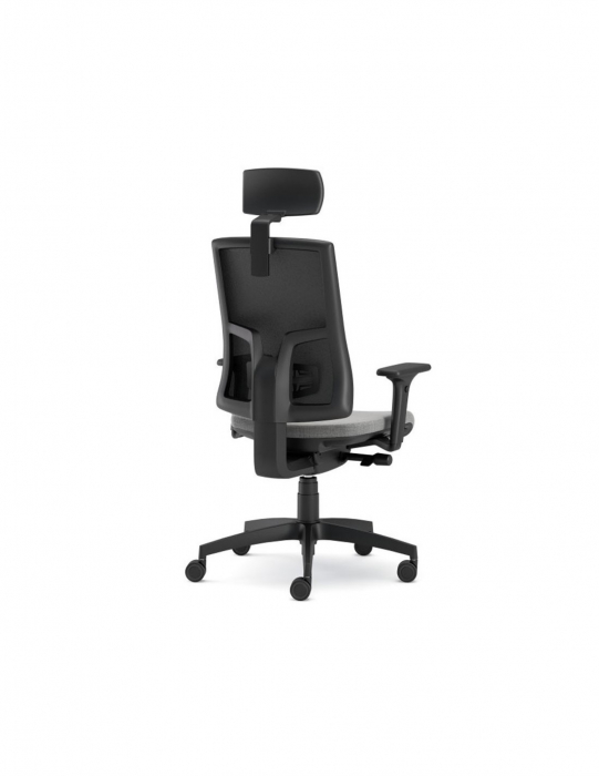 Scaun Ergonomic Pure Negru Mesh PDH cu Tetiera [4]