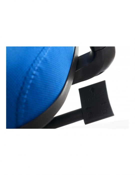 Scaun ergonomic mesh Zen albastru-negru cu spatar ventilat [5]