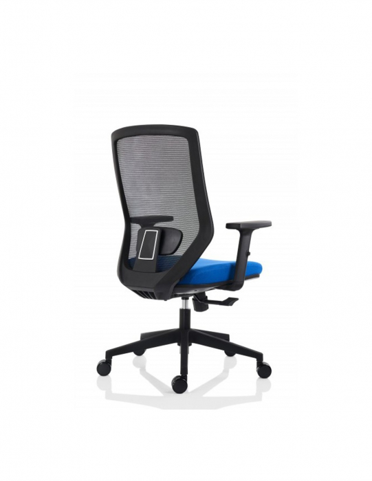 Scaun ergonomic mesh Zen albastru-negru cu spatar ventilat [2]
