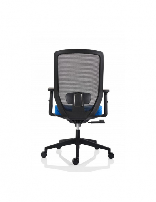 Scaun ergonomic mesh Zen albastru-negru cu spatar ventilat [4]