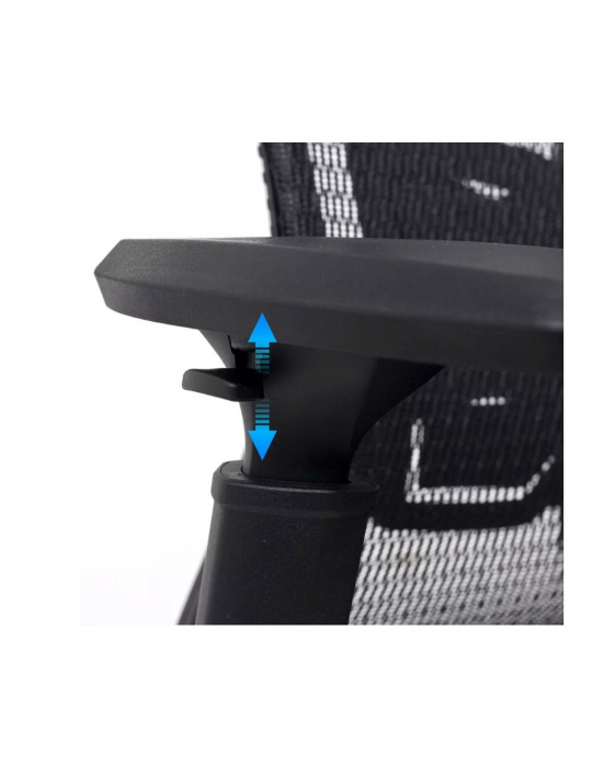 Scaun ergonomic negru SYYT 9506 cu tetiera si brate ajustabile [4]