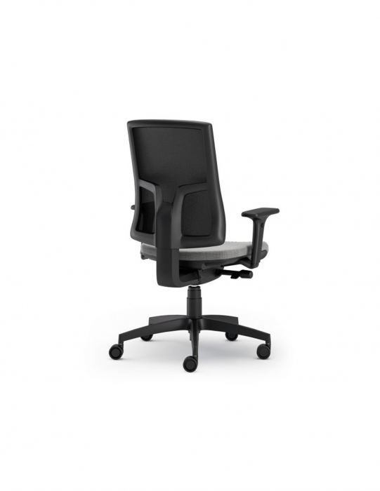 Scaun ergonomic Pure Negru Mesh PDH, cu spatar din plasa si sezut confortabil [4]