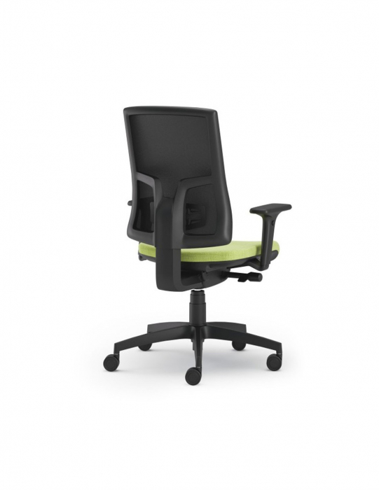 Scaun ergonomic Pure Negru Mesh PDH, cu spatar din plasa si sezut confortabil [3]