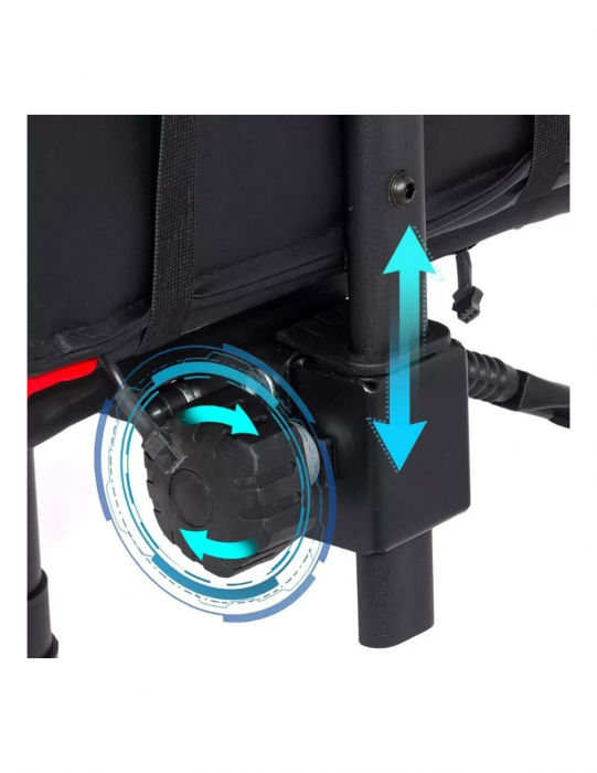 Scaun gaming cu banda LED RGB OFF 303 [9]