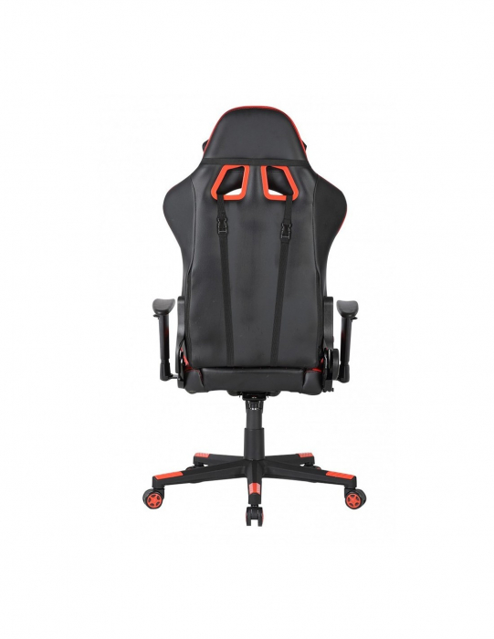 Scaun gaming GN90 Indianapolis negru-rosu cu perne detasabile [6]