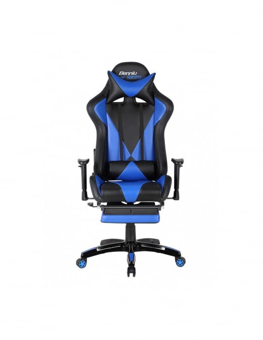 Scaun Gaming GN90 Suzuka Negru Albastru [2]