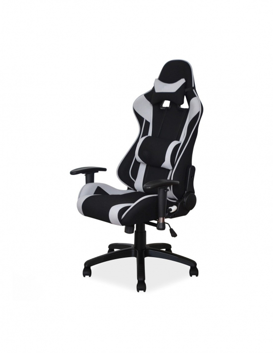 Scaun gaming SL Viper negru-gri cu perne ergonomice [2]