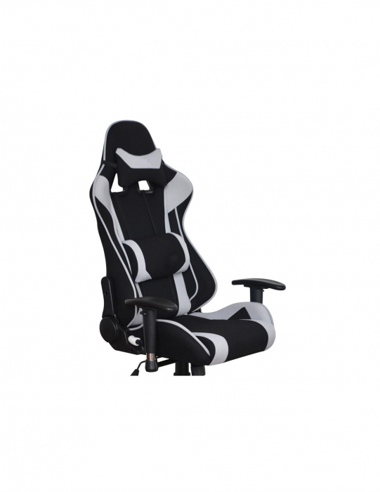Scaun gaming SL Viper negru-gri cu perne ergonomice [3]
