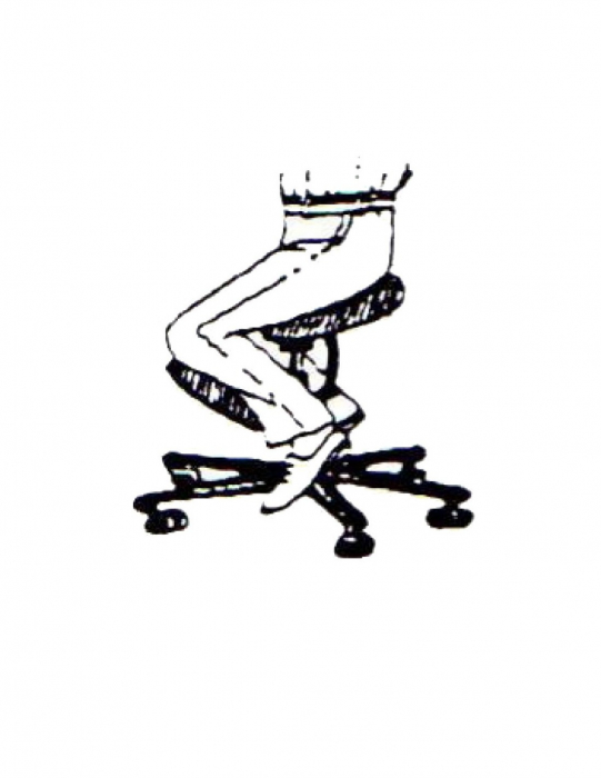 Scaun kneeling chair OFF 094 negru [4]