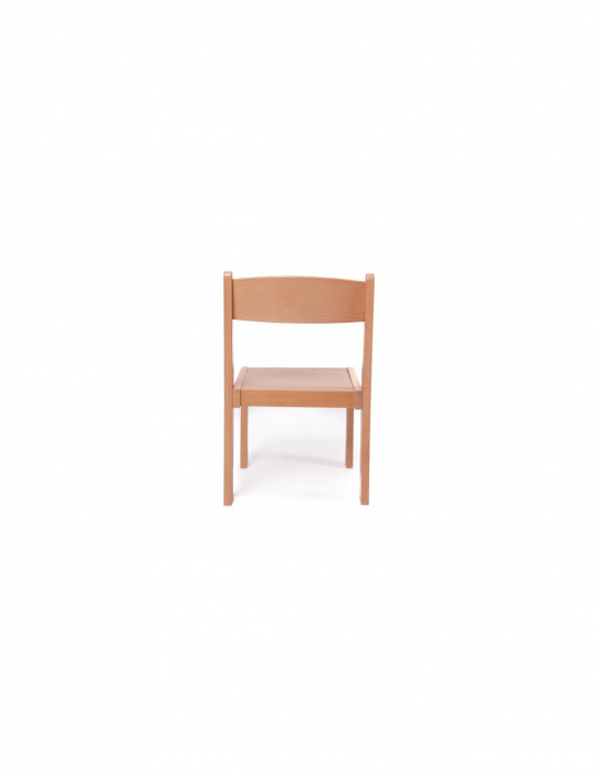 Scaun lemn gradinita Bambi culoare natur [3]