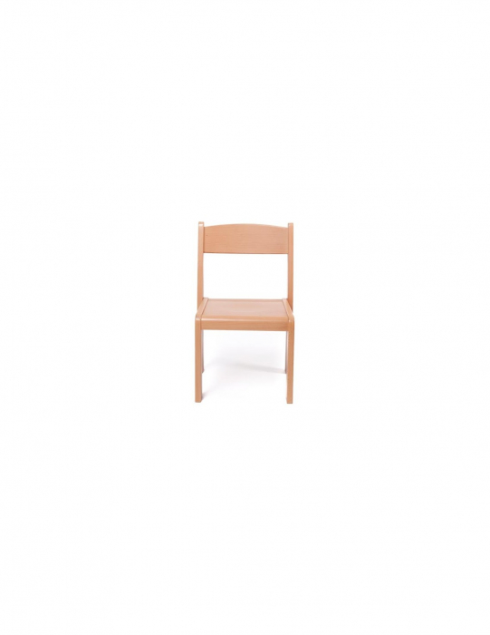 Scaun lemn gradinita Bambi culoare natur [2]