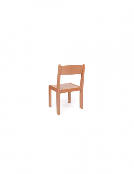 Scaun lemn gradinita Bambi culoare natur [4]