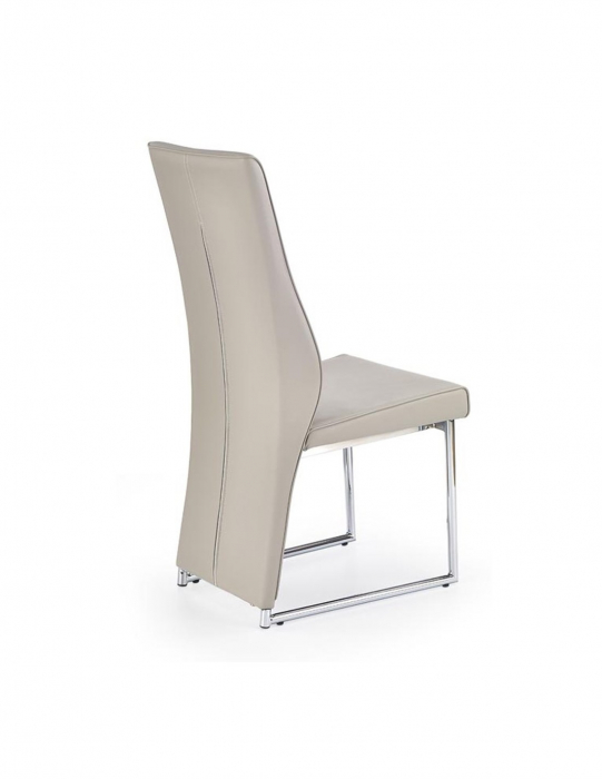 Scaun living HM K213 cappucino piele ecologica picioare metalice [2]