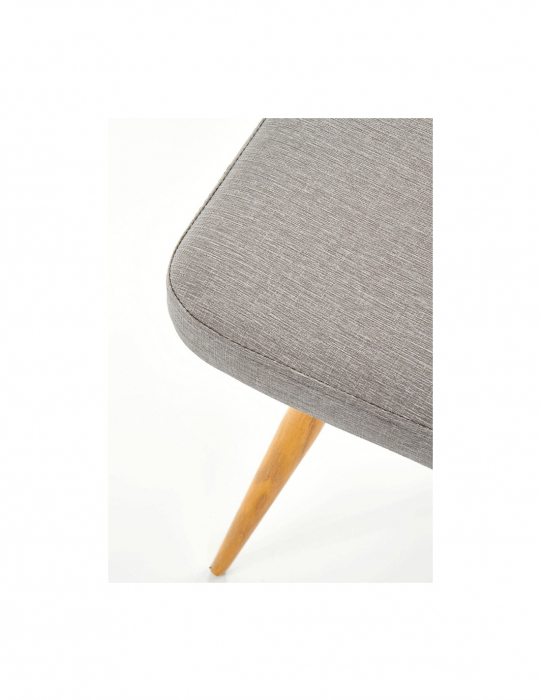 Scaun living HM K214 gri cu picioare fag [5]
