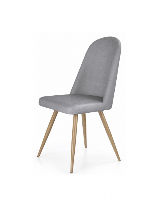 Scaun living HM K214 gri cu picioare fag [2]