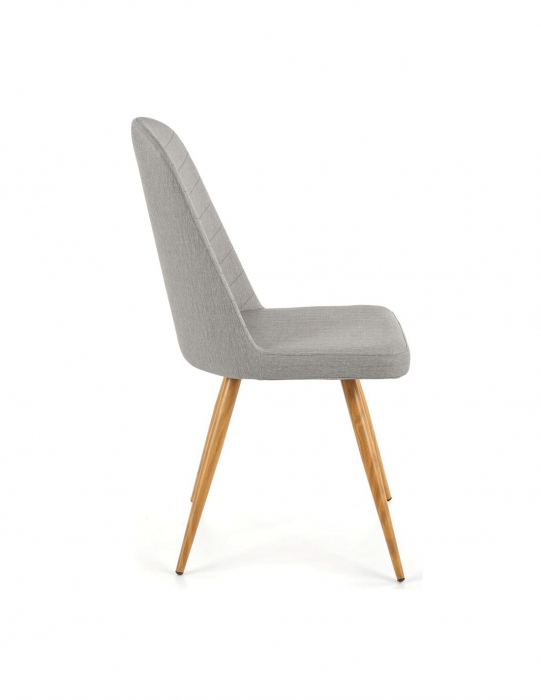 Scaun living HM K214 gri cu picioare fag [6]