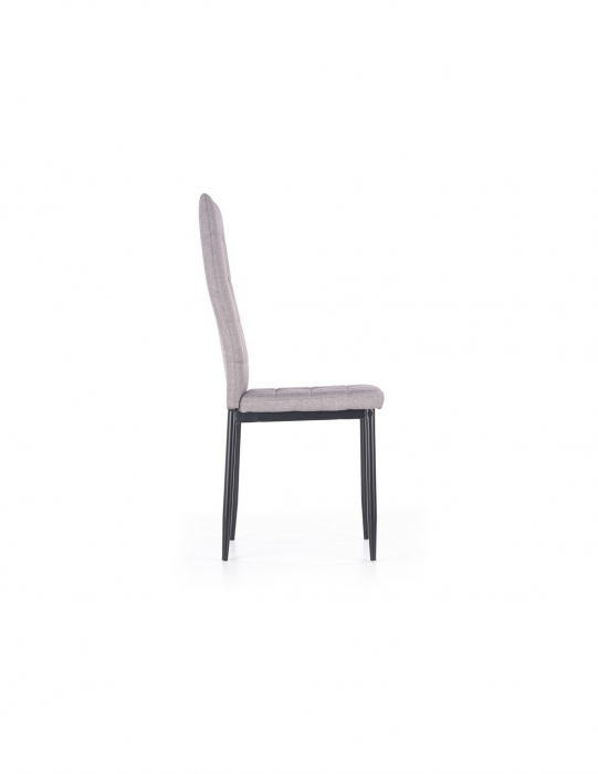 Scaun living HM K292 gri tapițat cu picioare metalice [2]