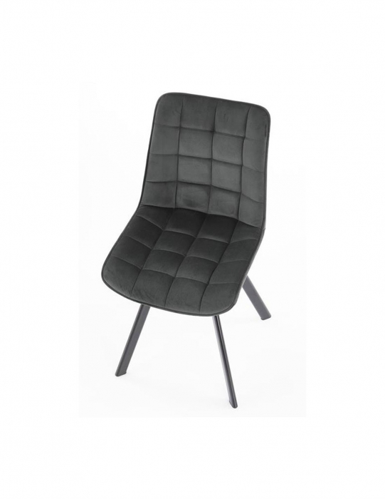 Scaun living gri HM K332 cu picioare negre [3]