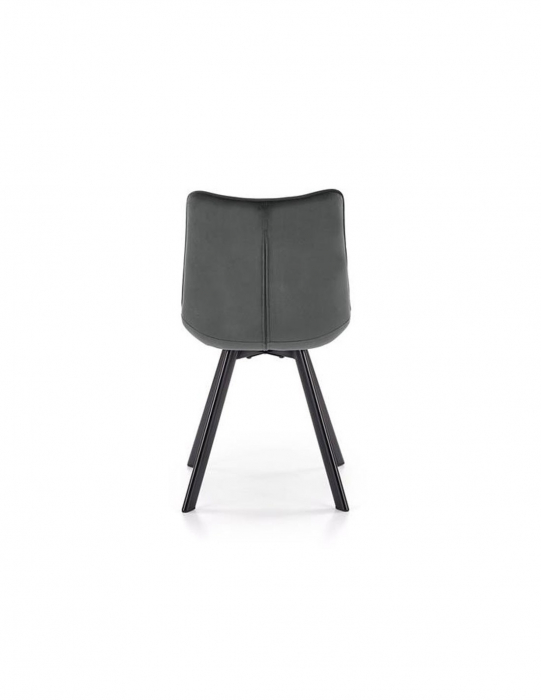 Scaun living gri HM K332 cu picioare negre [2]