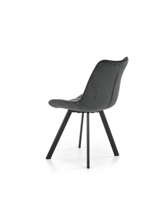Scaun living gri HM K332 cu picioare negre [4]