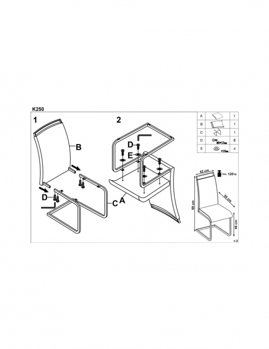 Scaun living HM K348 gri [2]