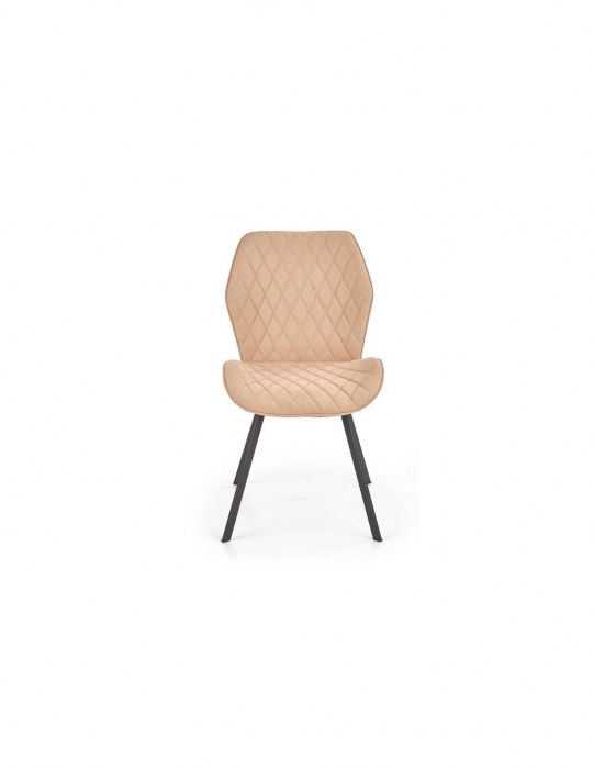 Scaun de living HM K360 bej cu picioare negre [10]
