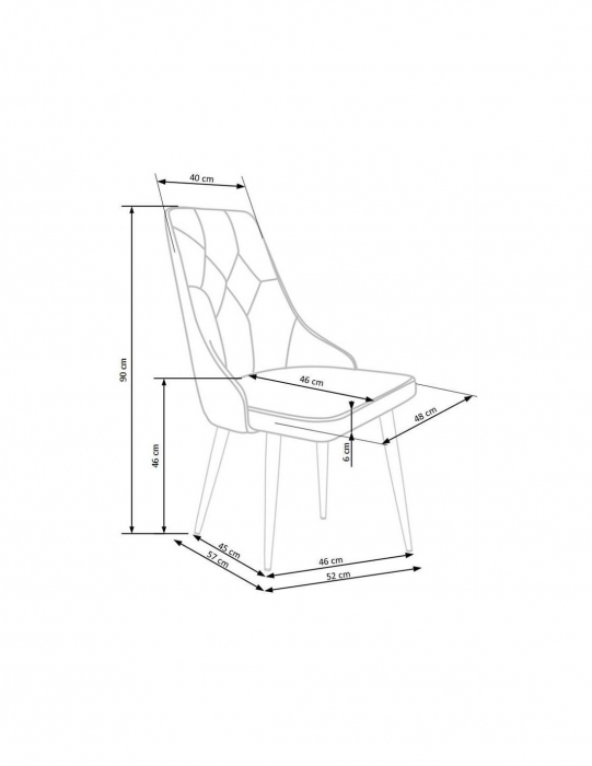 Scaun living HM k365 verde [2]