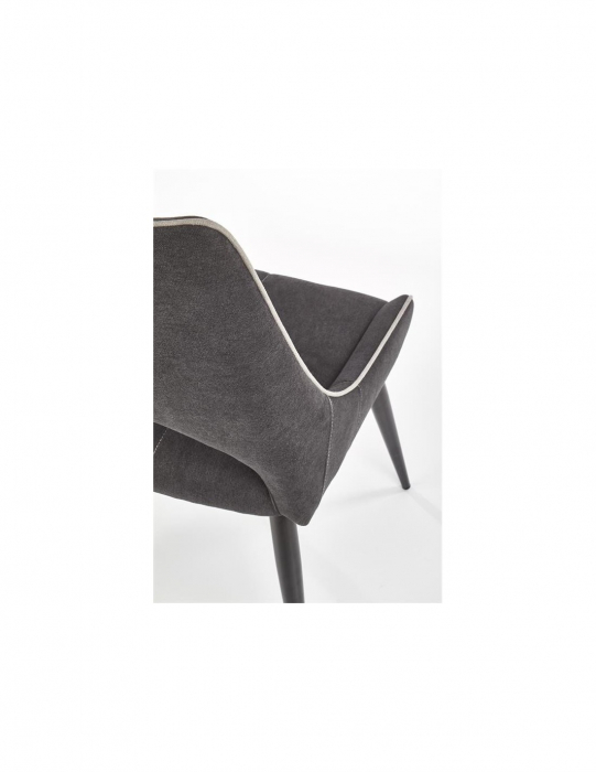 Scaun living HM K369 gri inchis [8]