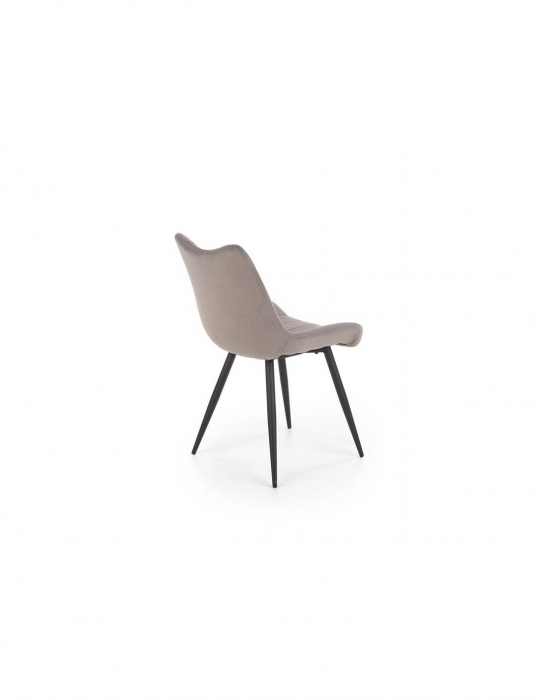 Scaun living HM K388 gri cu picioare metalice negre [8]