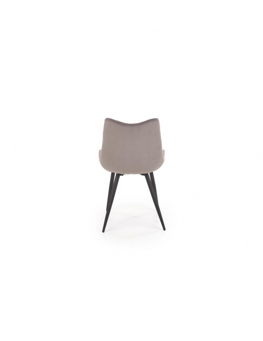 Scaun living HM K388 gri cu picioare metalice negre [3]